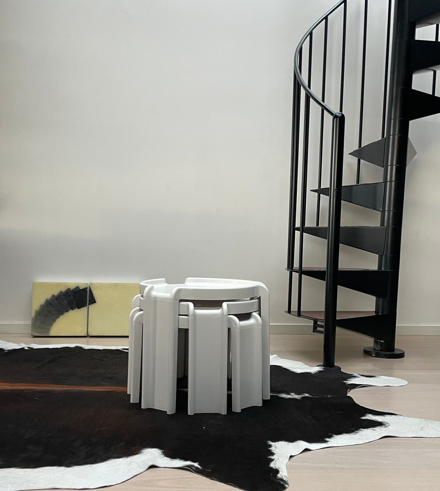 Kartell Nesting Tables in white