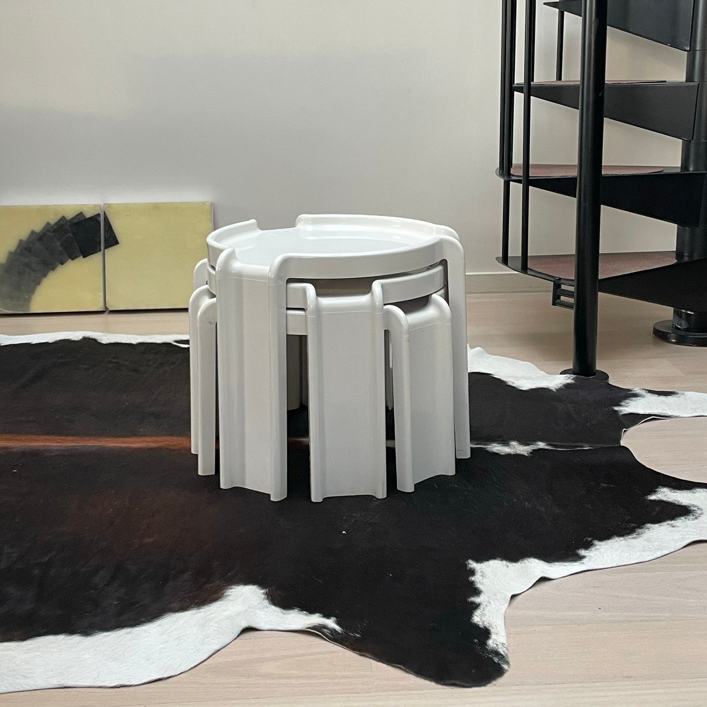 Kartell Nesting Tables in white