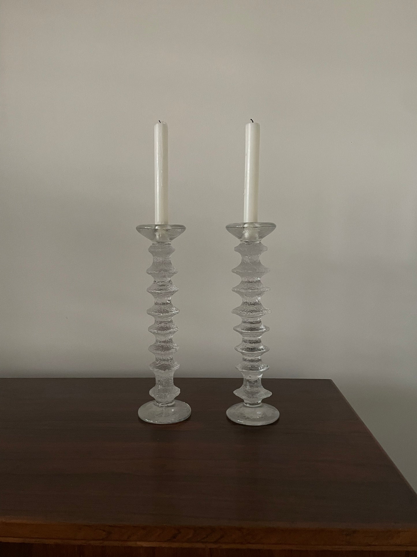 Iittala '8 ring' Festivo Candlesticks