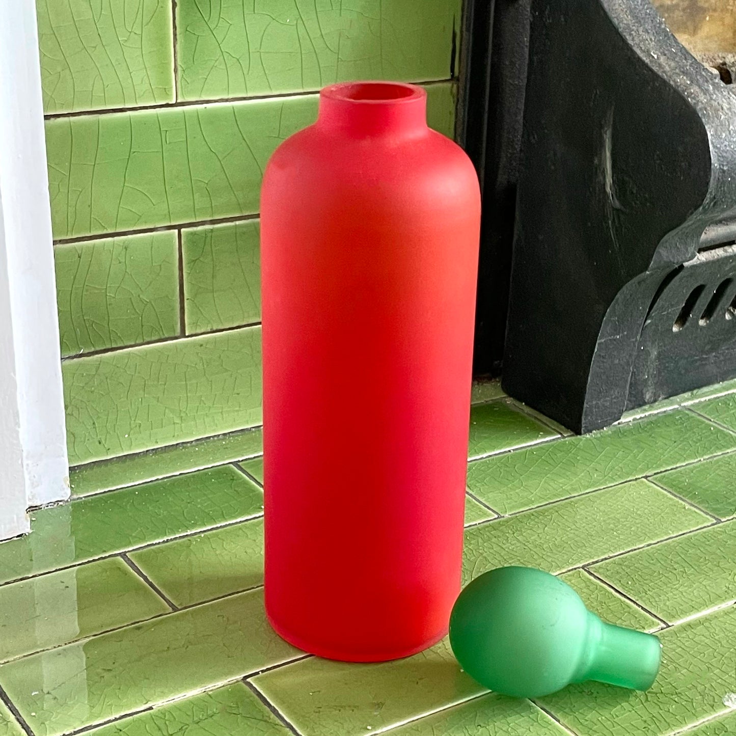 Vintage Satin Perfume Bottle