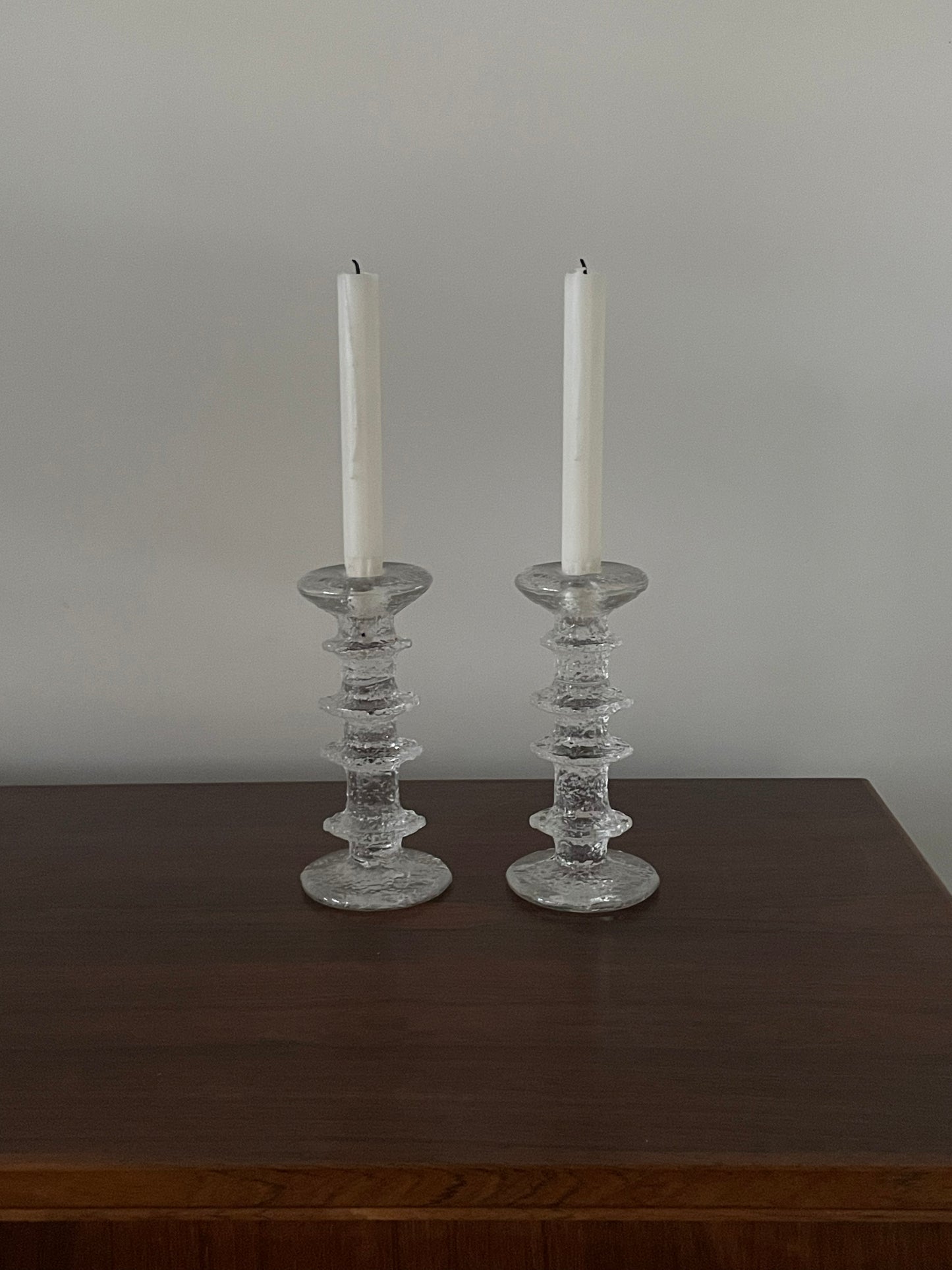 Iittala '4 ring' Festivo Candlesticks