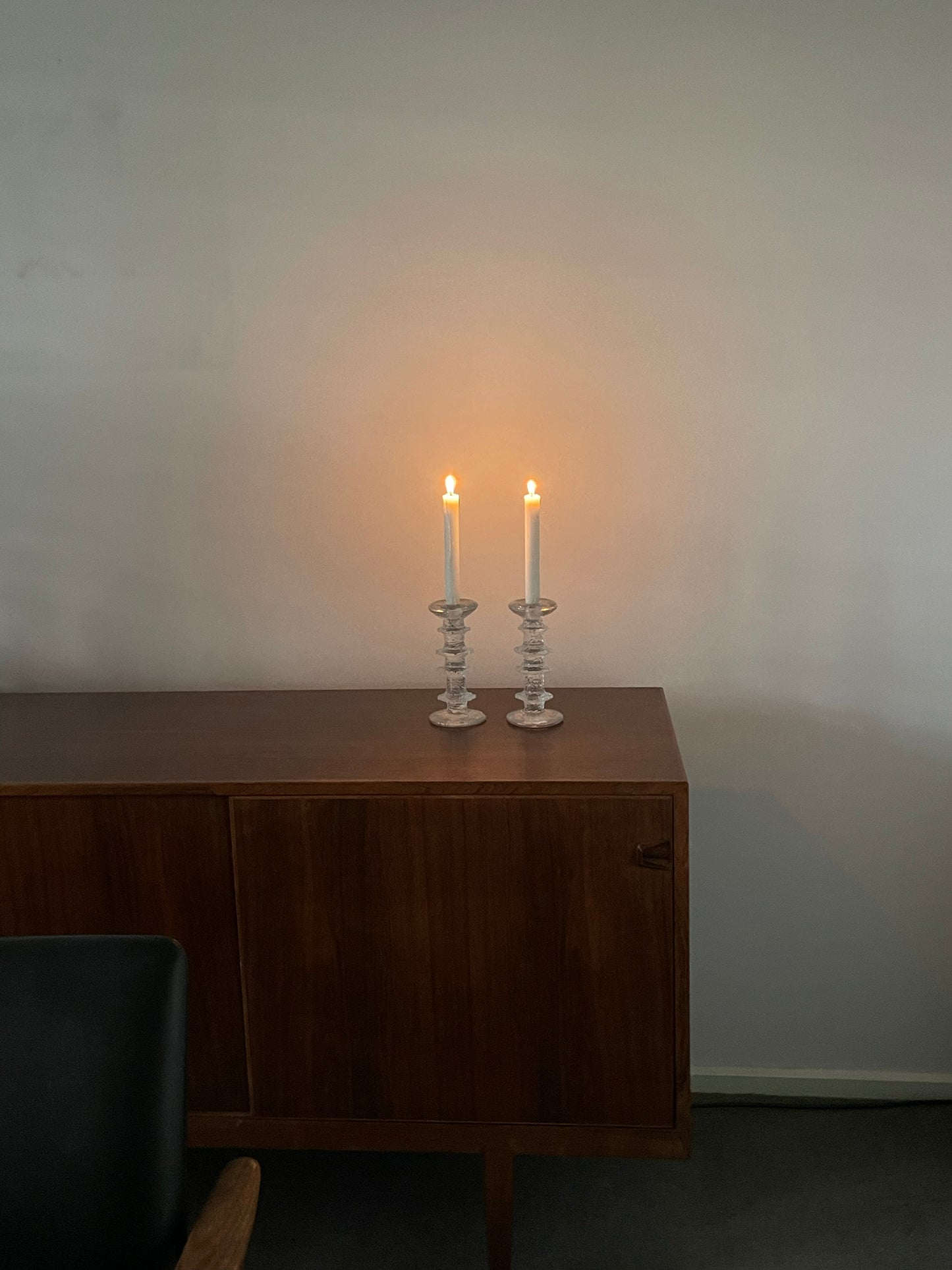 Iittala '4 ring' Festivo Candlesticks