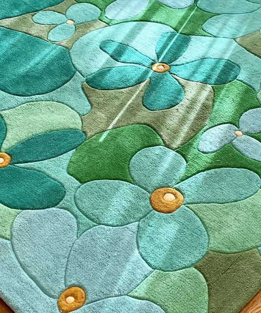 Cartoon Flower Rug