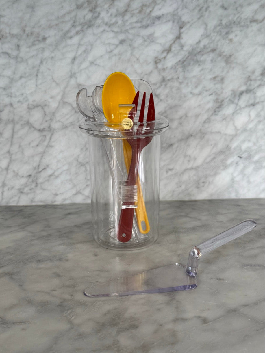 Acrylic Ice Bucket, Servers and Various Utensils