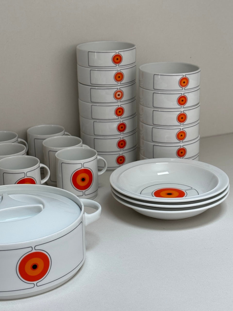 Vintage Thomas Rosenthal Eclipse Partial Dinner Set