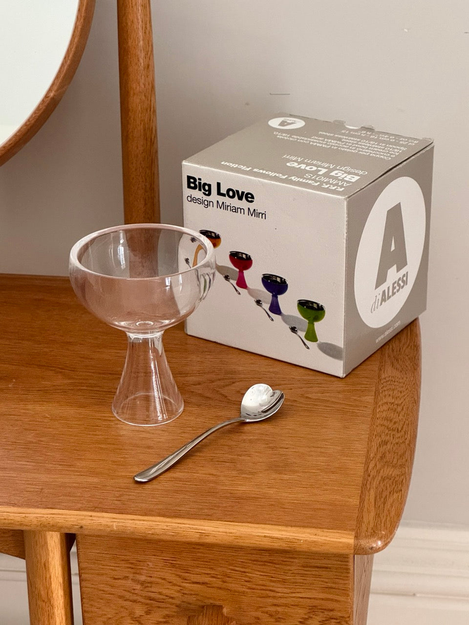 Alessi Big Love Ice Cream Bowl and Spoon