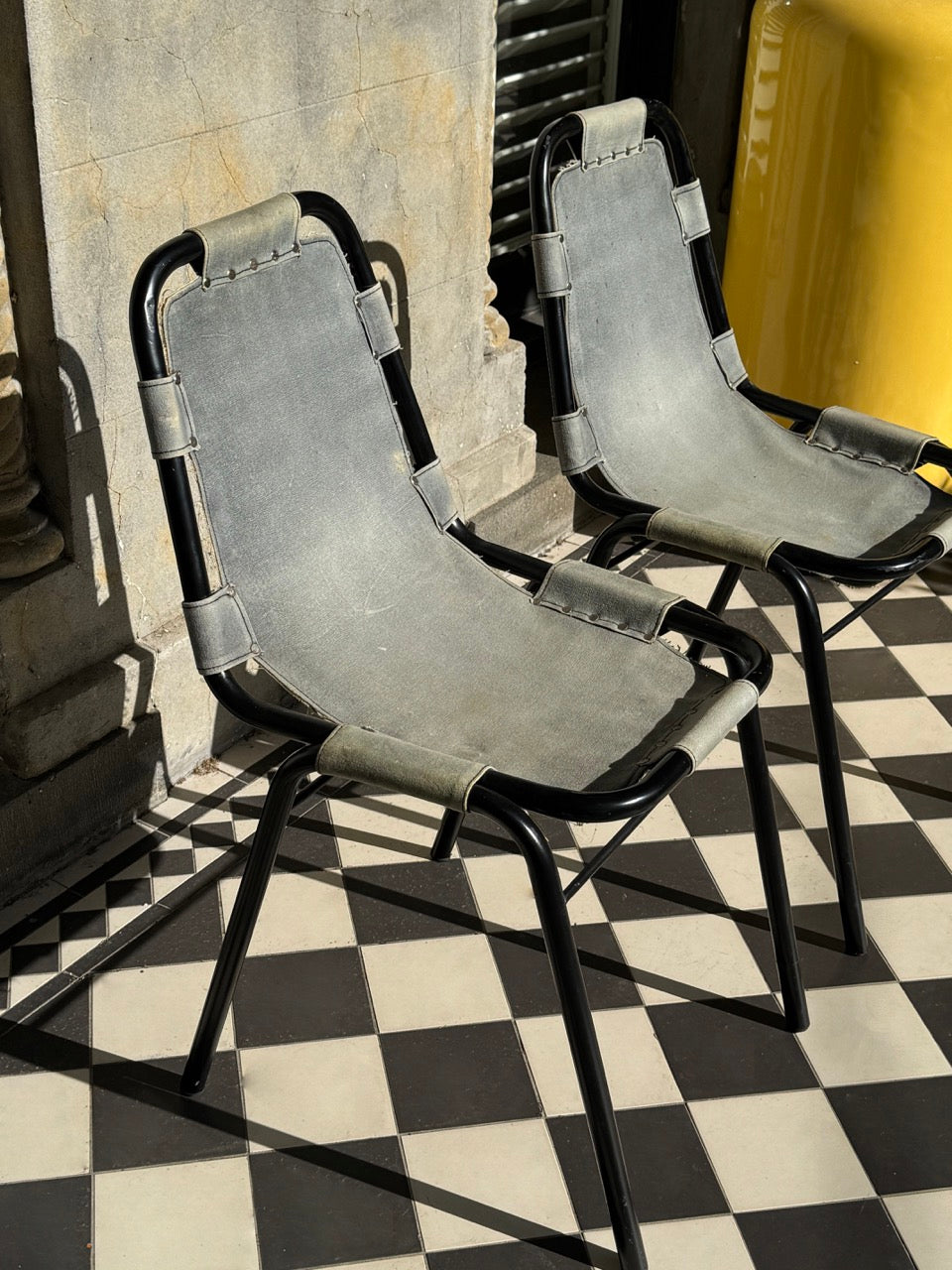 1980s Denim Chairs