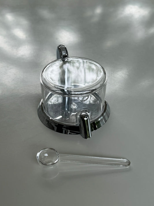Vintage Guzzini Dispenser and Spoon