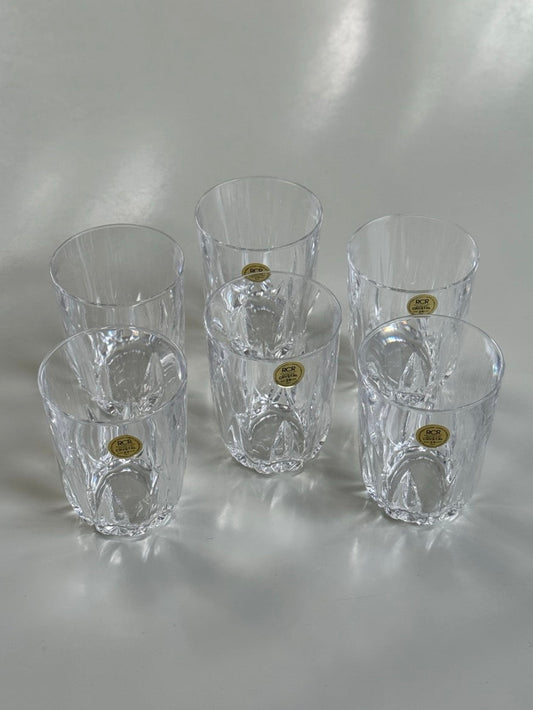 Set of 6 Royal Crystal Rock Glasses