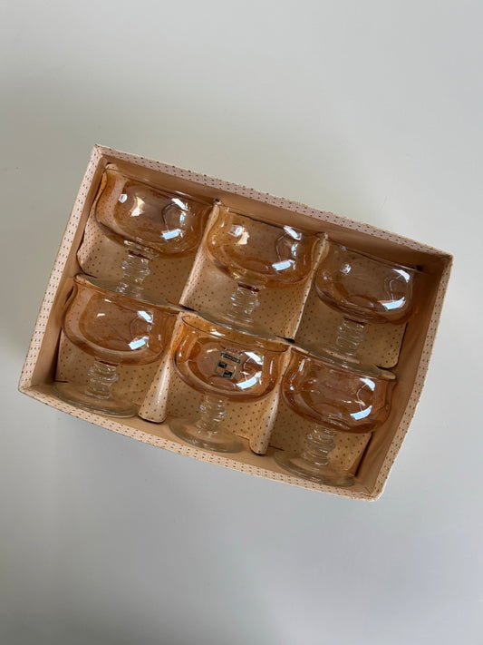 Set of 6 Carnival Glasses