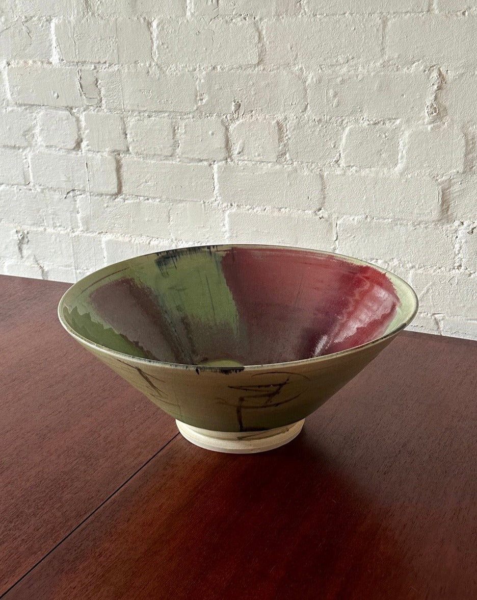 Extra Large Vintage Ceramic Bowl