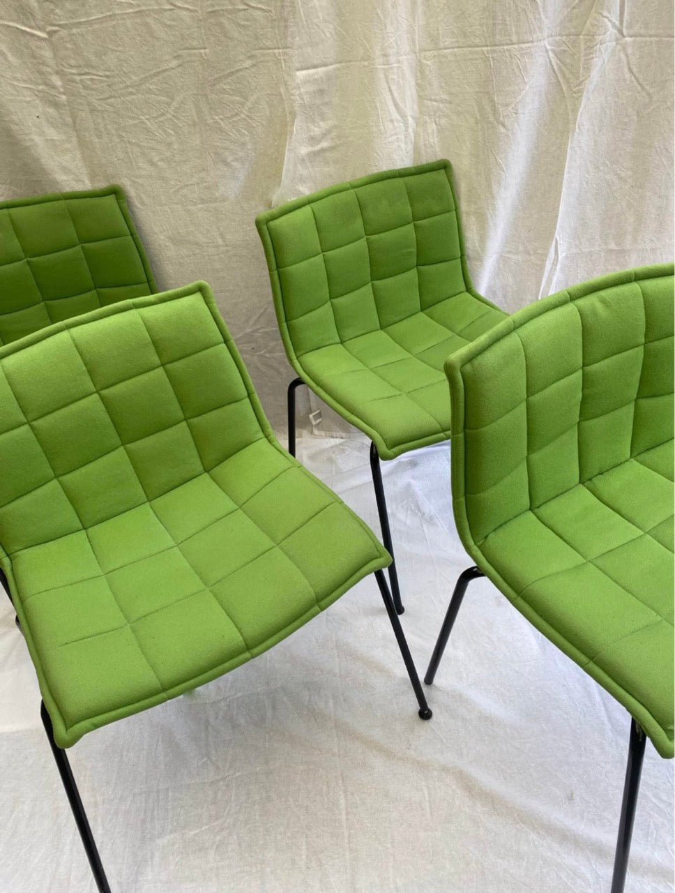 Set of 4 'Puffy' Dining Chairs