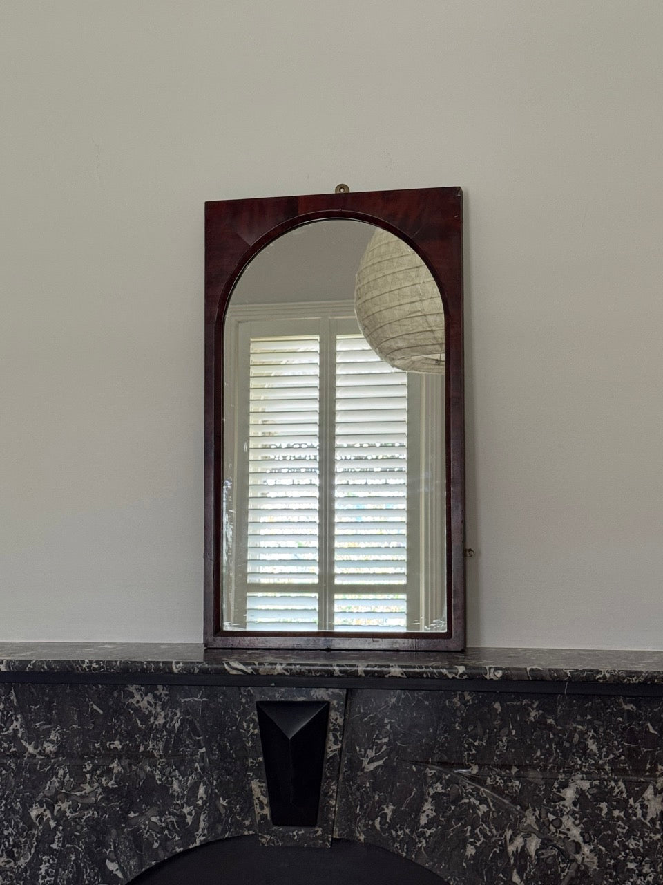 Mahogany Framed Mirror