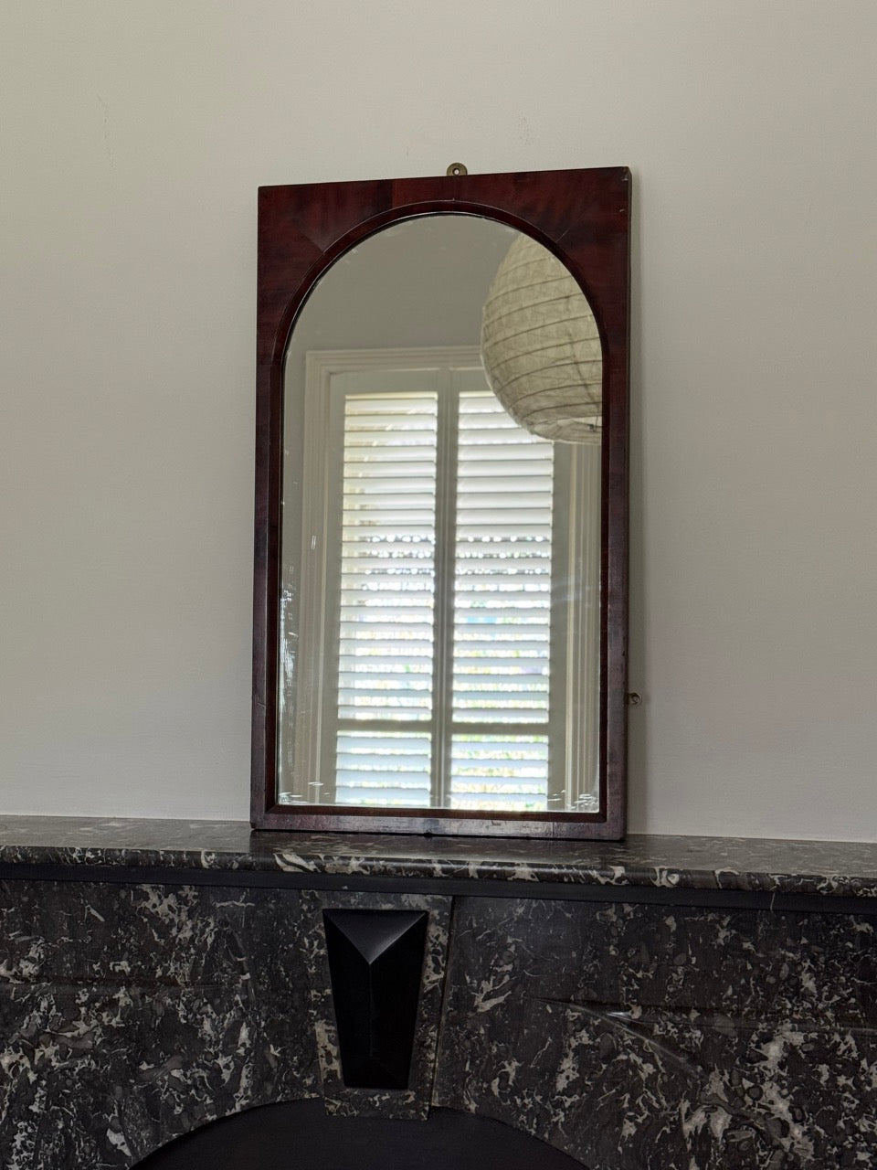 Mahogany Framed Mirror