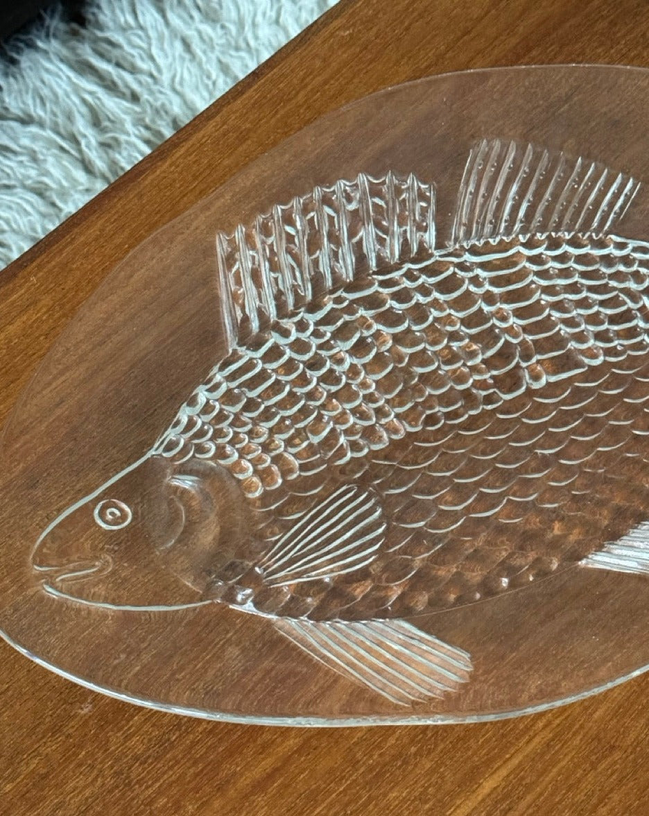 Fish Platter by Nuutajärvi Glass