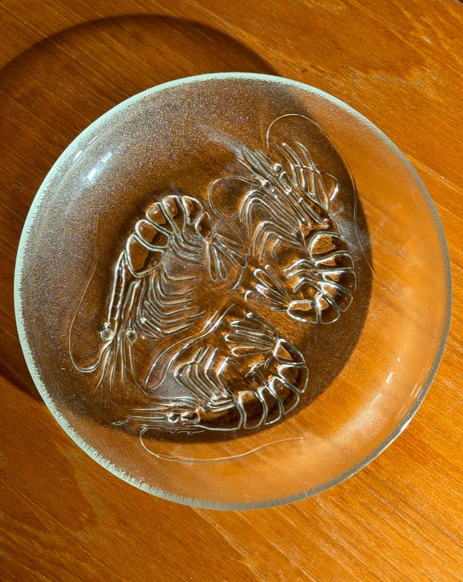 Pasari Embossed Shrimp Plate