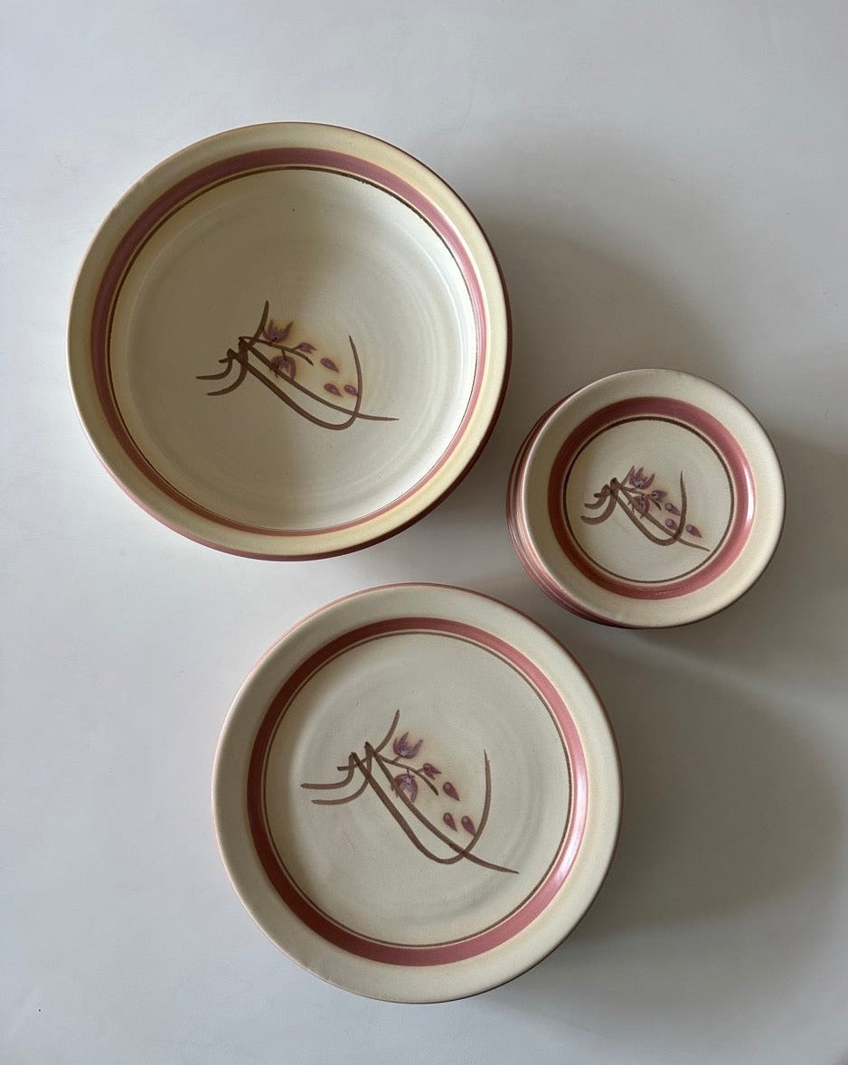 Vintage Pottery Dinner Set Didi and Dora