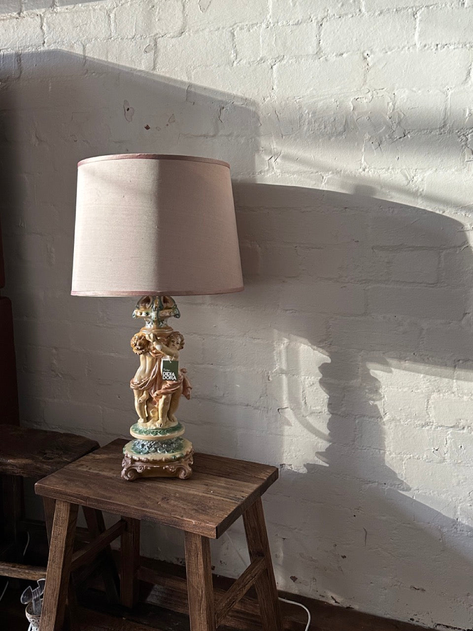 20th Century Cherub Lamps