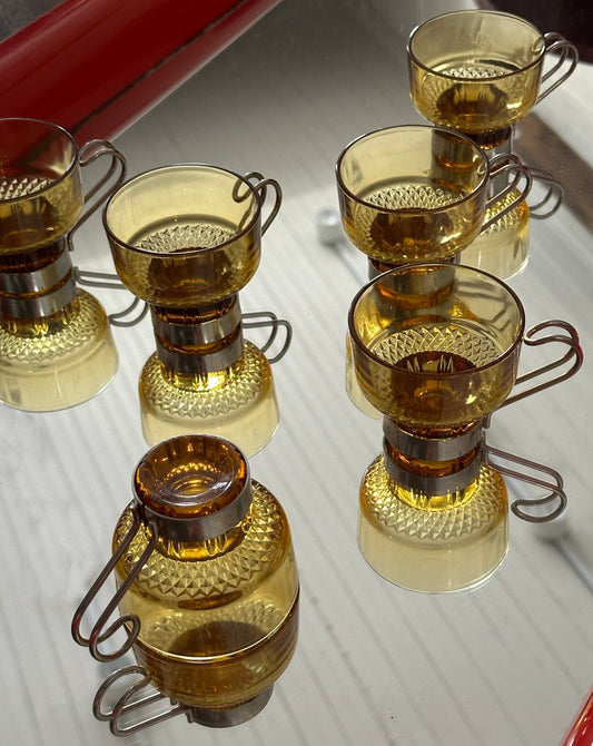 Vintage Italian Coffee Glasses