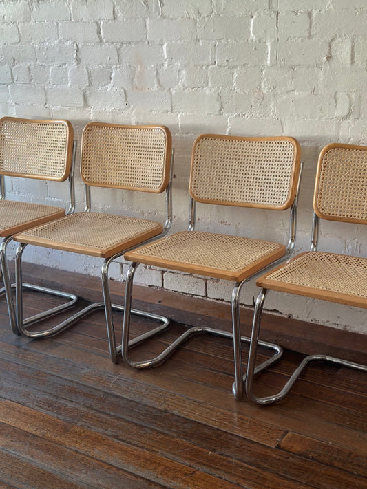 Italian Cesca Stacking Dining Chairs