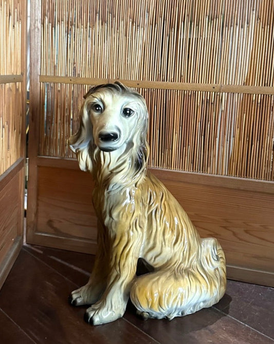 Vintage Ceramic Afghan Hound