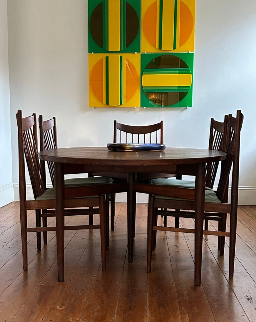 Set of 8 Dining Chairs, model 422 designed by Arne Vodder, Denmark, 1960s