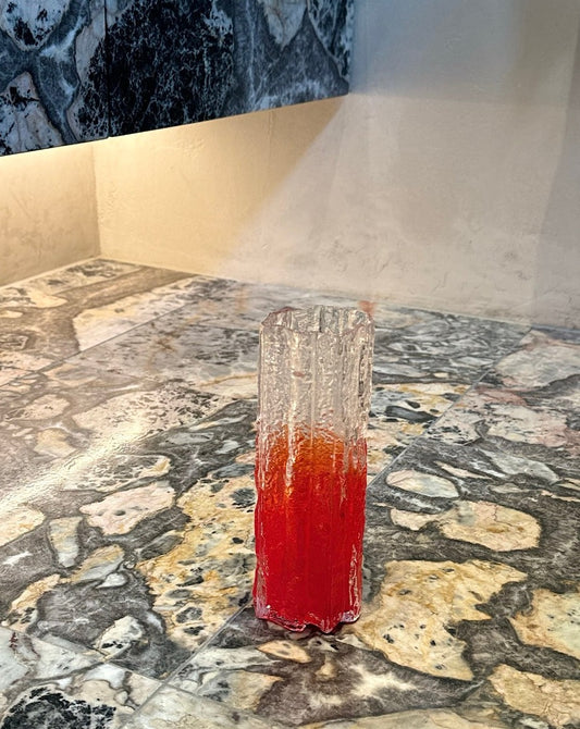 Vintage Tajima Textured Bark Vase