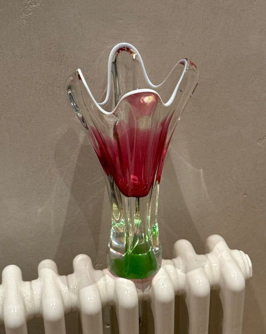 Art Glass Vase for Chribska Glassworks