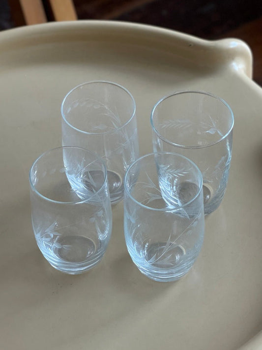 Set of 4 Vintage Tumblers