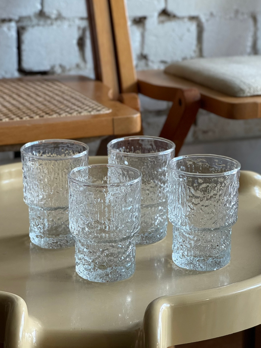 Set of Four Vintage Cocktail Glasses