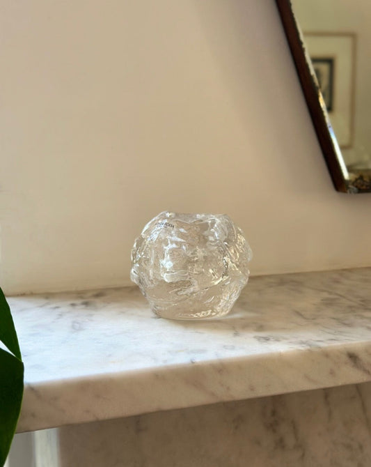 Snowball Votive Candle by Ann Warff for Kosta Boda