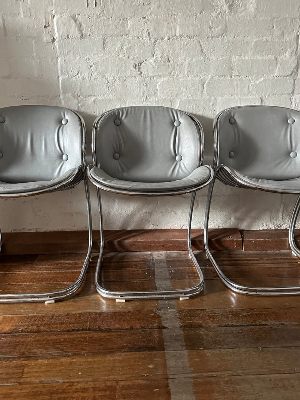 Set of 5 'Sabrina' Dining Chairs by Gastone Rinaldi