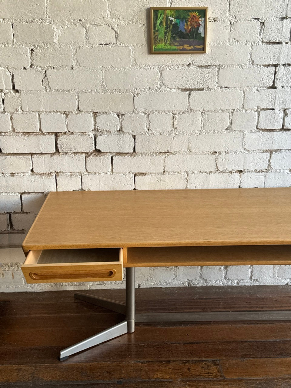 Vintage Oak Entertainment Unit / Coffee Table