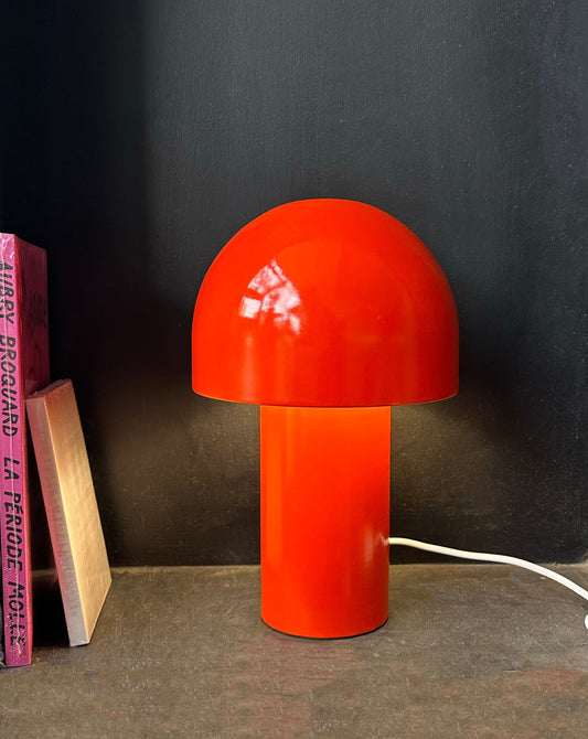 Orange Mushroom Lamp