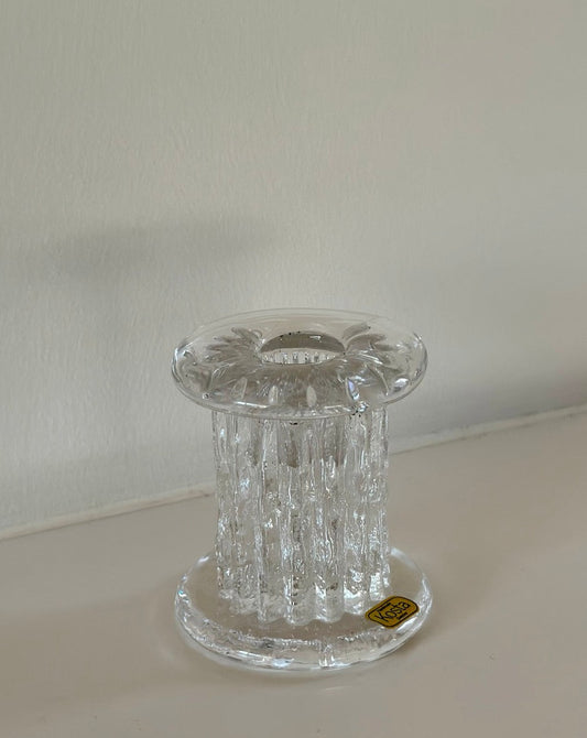 Kosta Boda Crystal Candlestick