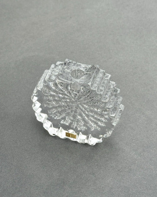 Crystal Hadeland Candle Holder / Vase