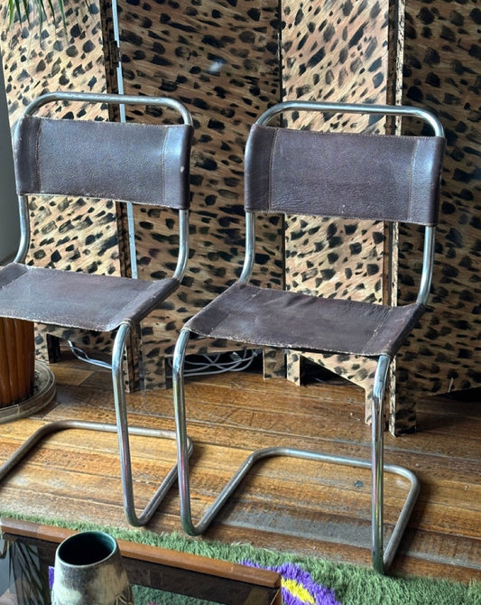 Pair of Cantilever Chairs