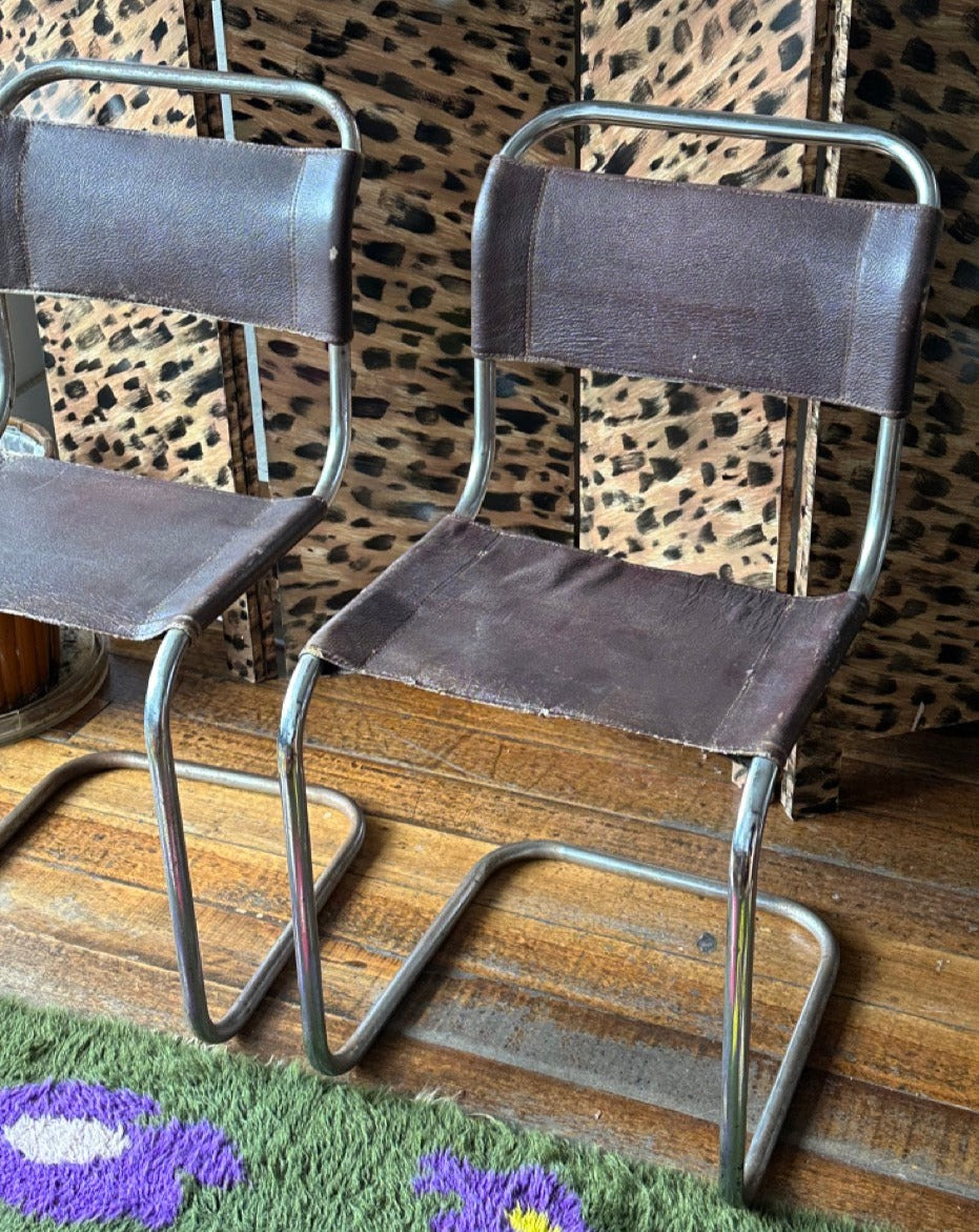 Pair of Cantilever Chairs