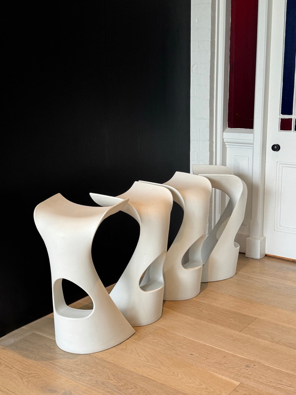 Four Italian 'Slide' Stools by Karim Rashid