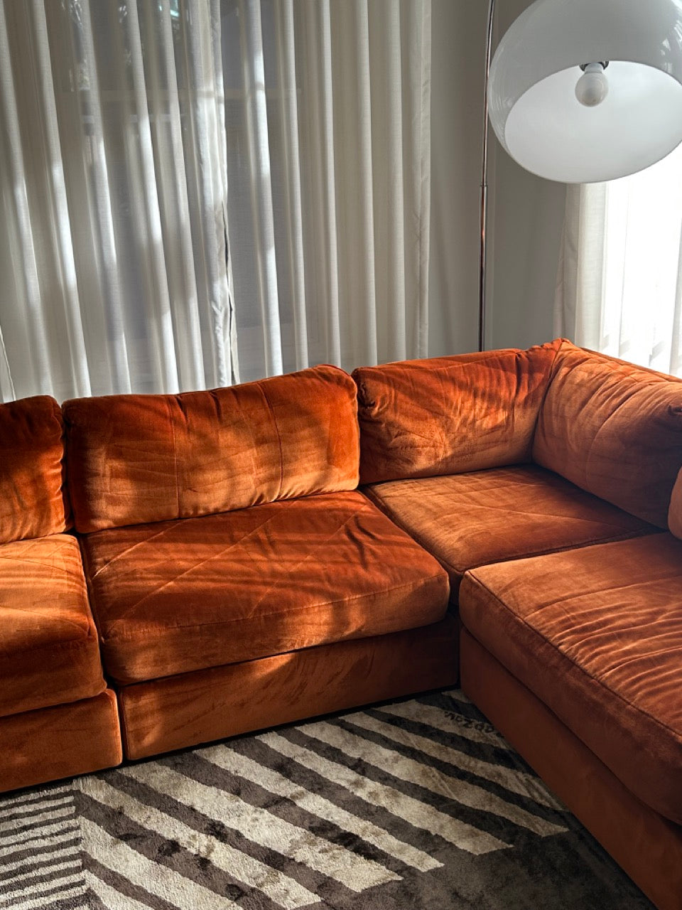 Moran Velvet Modular Lounge