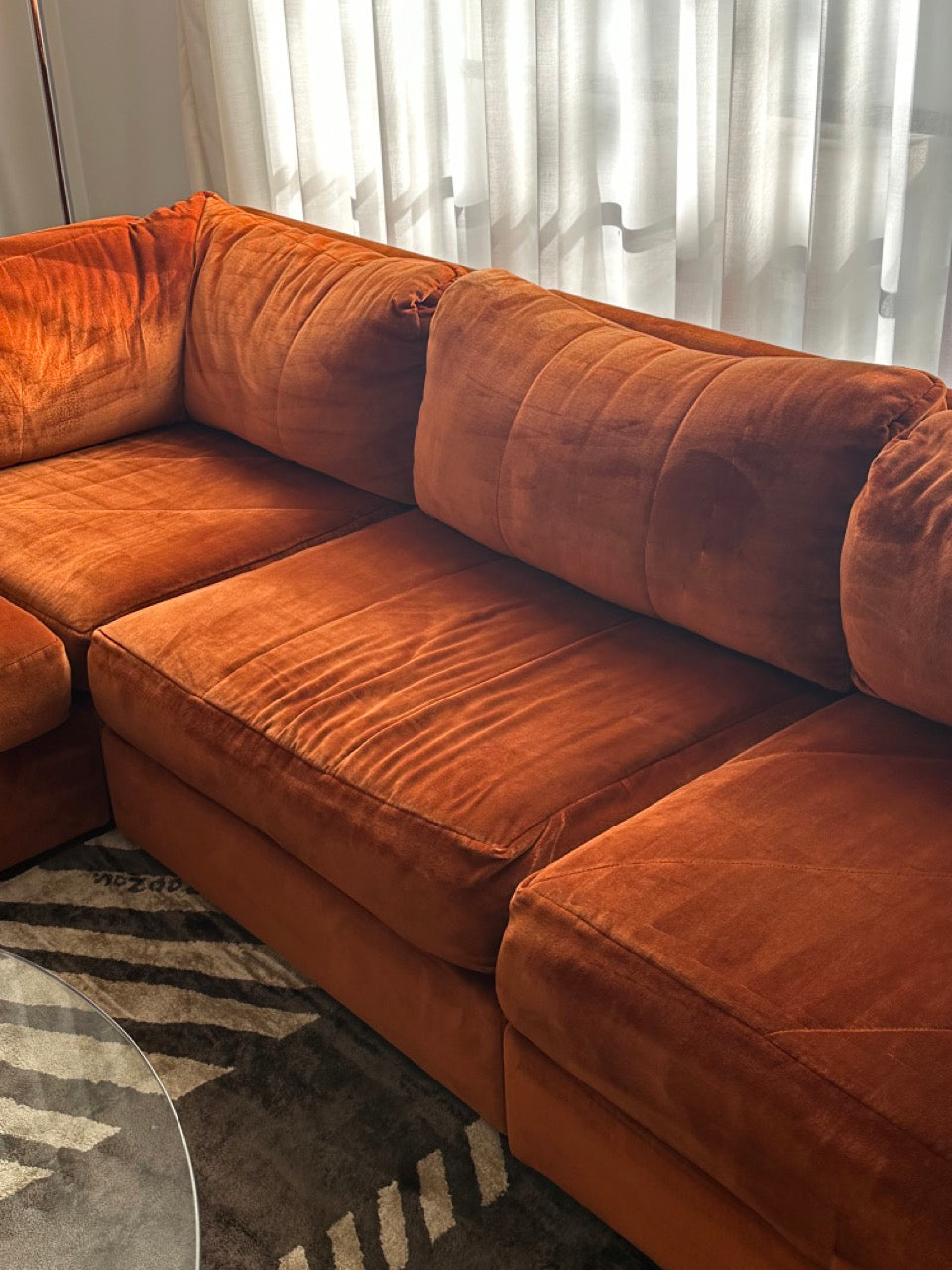 Moran Velvet Modular Lounge