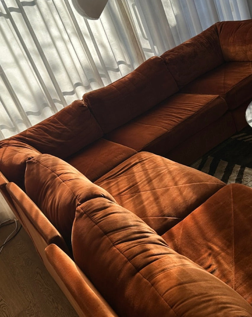 Moran Velvet Modular Lounge