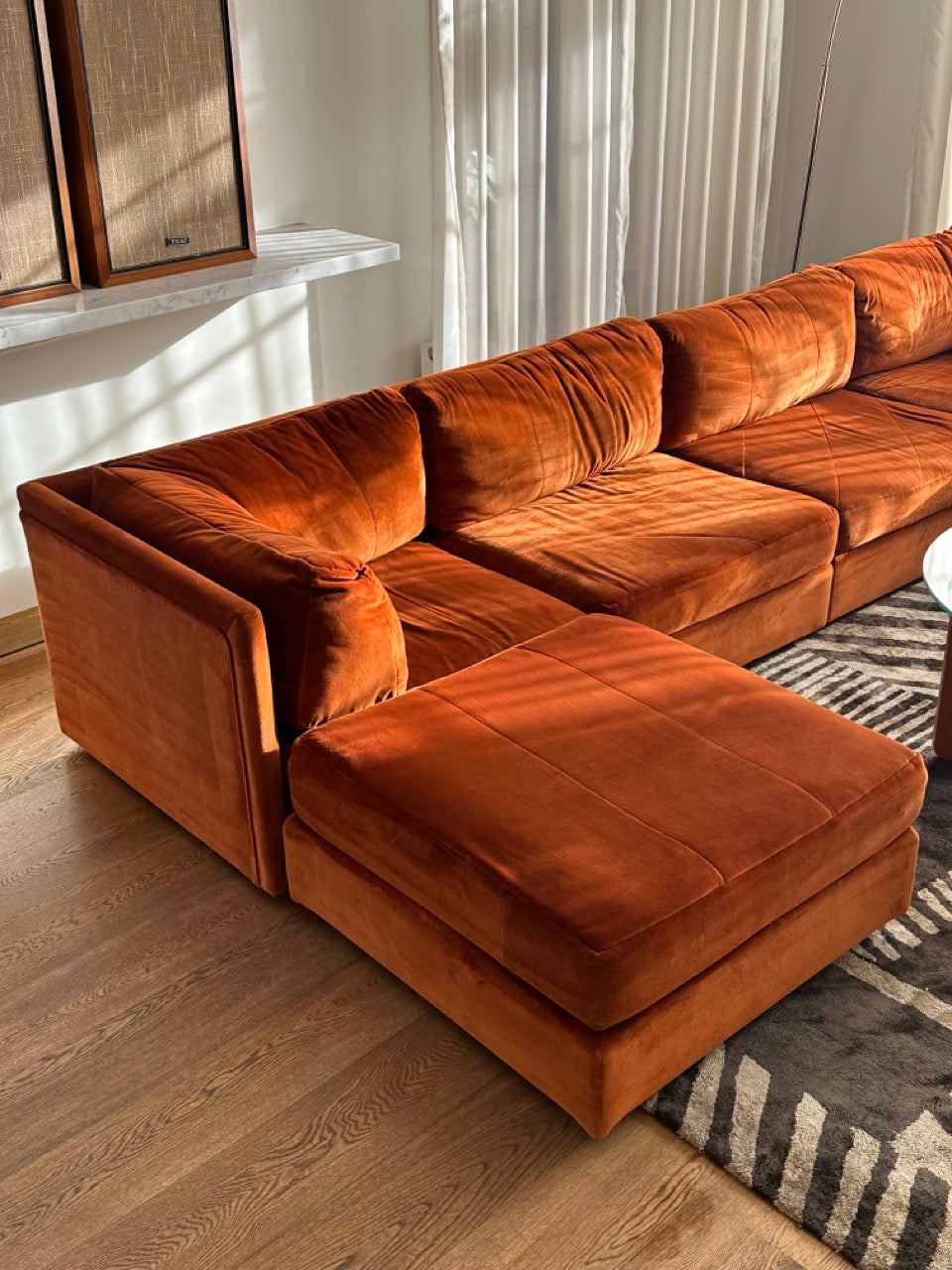 Moran Velvet Modular Lounge