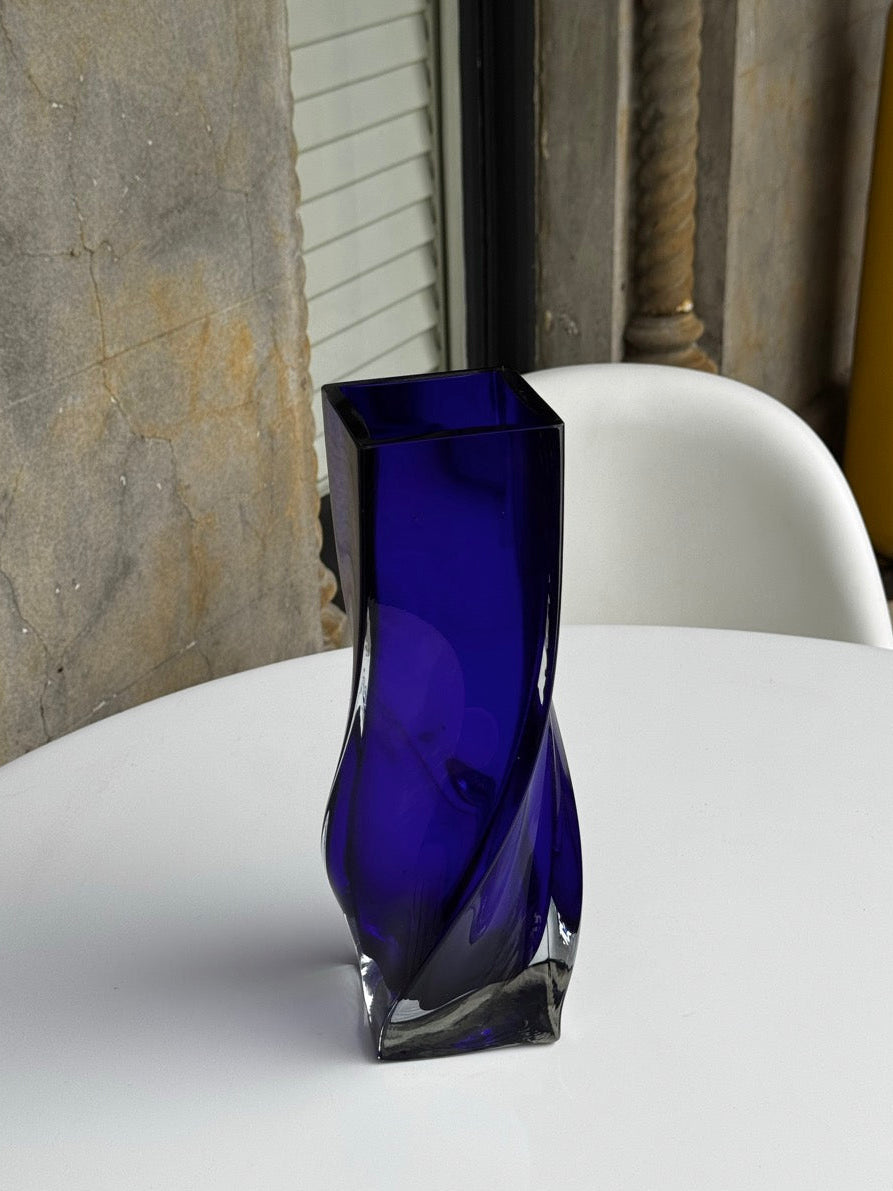 Murano Glass Twist Vase