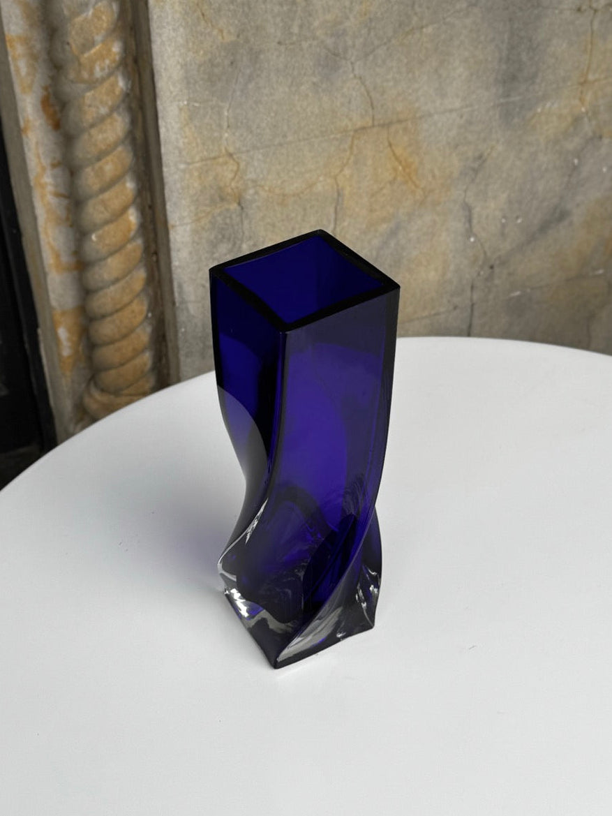 Murano Glass Twist Vase