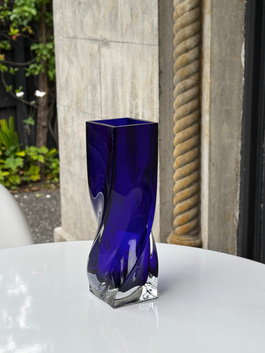 Murano Glass Twist Vase