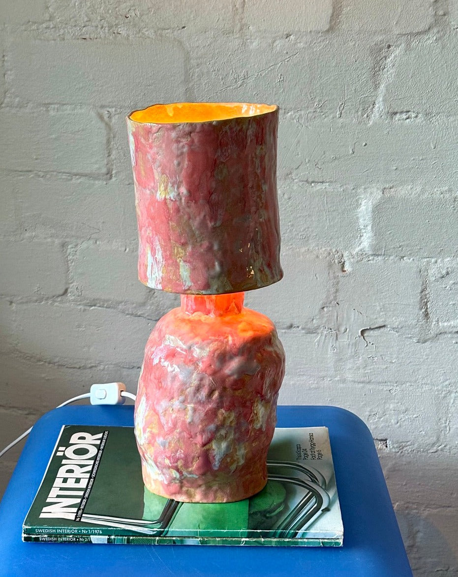 Drip Ceramic Lamp by Juyeon Ceramics