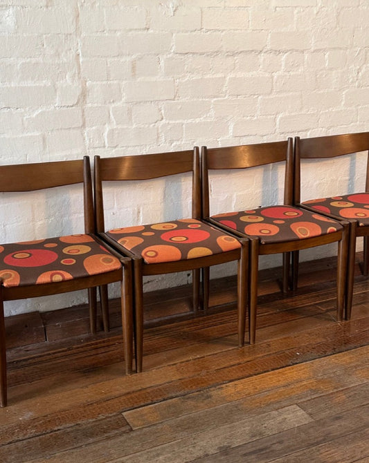 6 Vintage Danish Dining Chairs