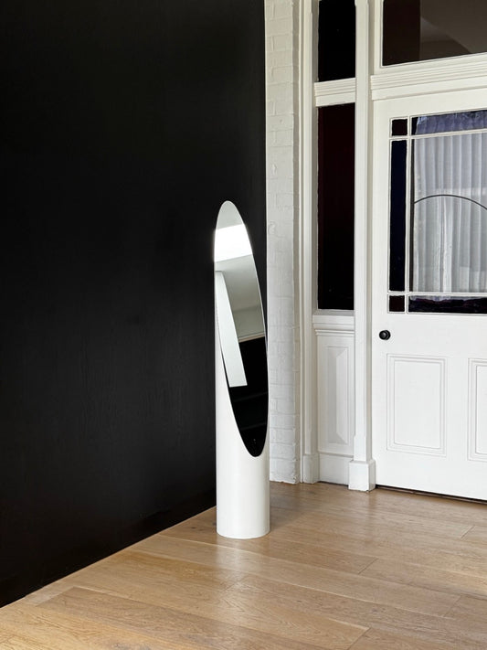 White Lipstick Mirror