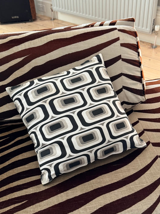 Pair of Vintage Geometric Cushions